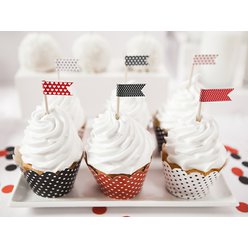 Košíčky na muffiny s puntíky LADYBUG  6 kusů